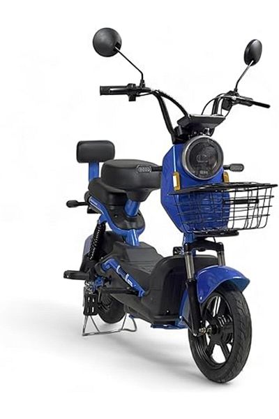 ALBADER Electric Scooter V7+, Electric Kick Scooter With 2 Seats & Manual Pedals, Electric Motor