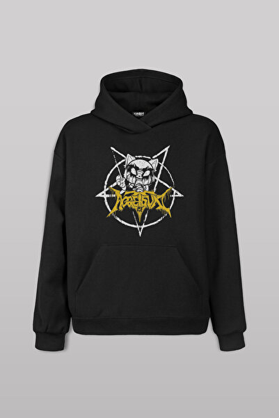 Kendim Seçtim Aggretsuko gotička japanska anime manga - crna unisex majica Sa...