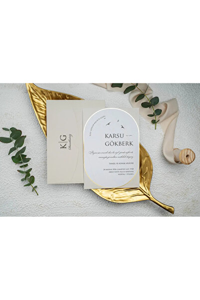 abcofis Düğün Davetiyesi Ekonom Erdem Davetiye 9254 Baskı Dahil