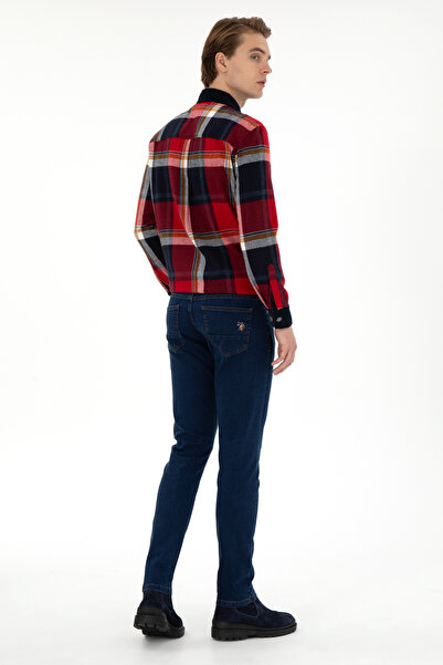 U.S. Polo Assn. Erkek Mavi Slim Fit Jean Pantolon 50296820-DN0022