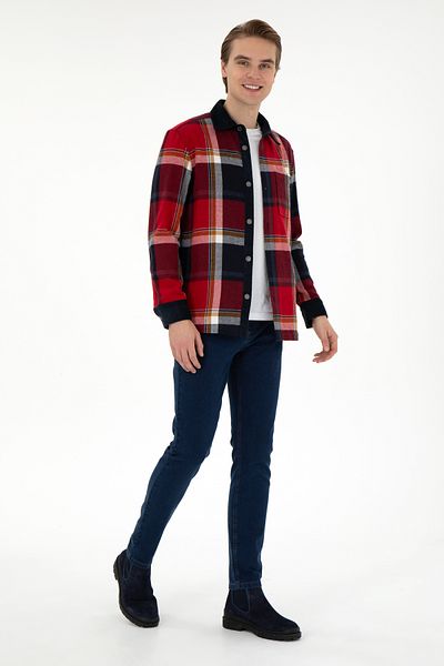 U.S. Polo Assn. Pantaloni de jeans slim albaștri pentru bărbați 50296820-dn0022