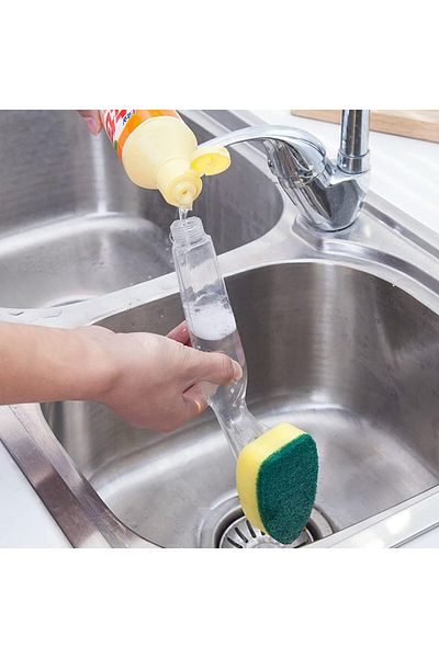 ARVALE 2 Heads with Chamber Refillable Dish Sponge +2 Heads