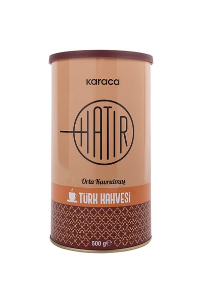 Karaca Hatır Medium Roasted Turkish Coffee - Plenty of Foam - 500 Gr