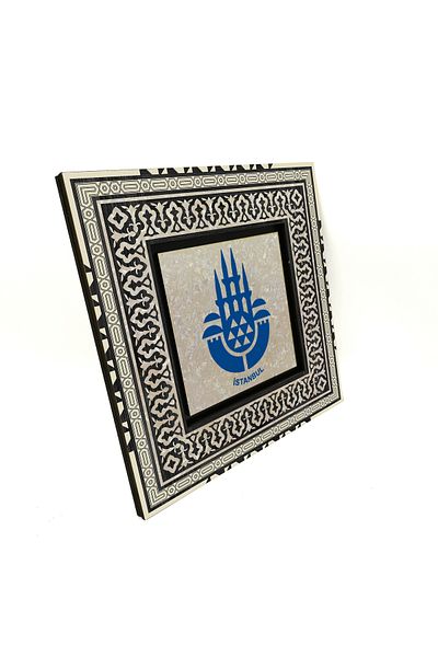 Sadrazam Masa MDF imprimata cu emblema Istanbul 20x20 Krt-147