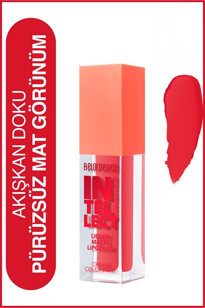 Belor Design Intellect Liquid Lipstick No:9 Trumph