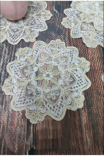 Çt Çeyizci Tekstil منديل العرض، منديل الكوكتيل، حامل العرض الجانبي للقهوة، الوقايات 6 منديل العرض