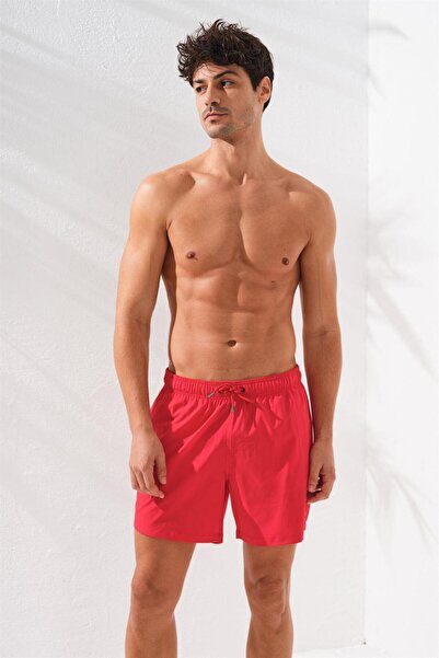 Pierre Cardin Plain Woven Men's Shorts Red 231360