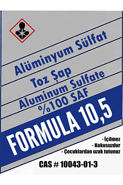 FORMULA ONBUÇUK Alüminyum Sülfat %100 Saf Toz Şap 5 kg