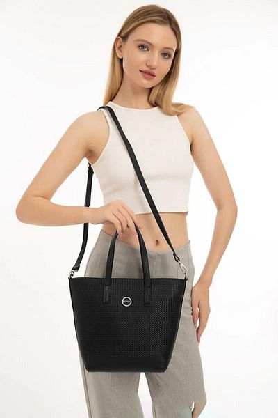 Fossil Black Women's Shoulder Bag 05FM24Y1034