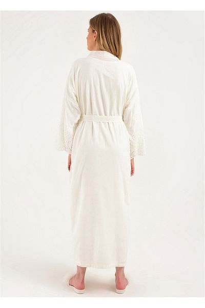 Magic Form Women's Ecru Long Sleeve Dressing Gown-48110