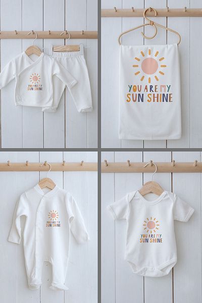 Tuğba Kuğu Organic 11-Piece Hospital Release - Little Baby - You Are My Sunshine