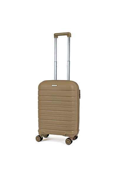 Reymond Luggage Karbon PP Seyahat Valizi Horizon Serisi Kırılmaz Bavul, Gold ...