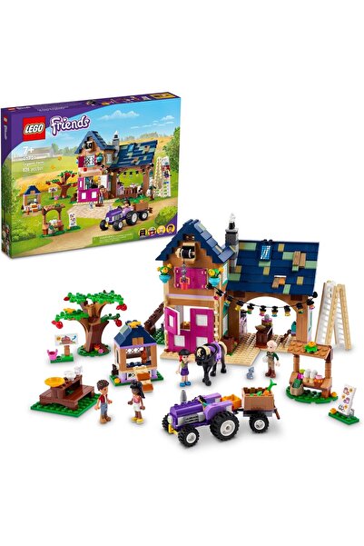 LEGO مجموعة منزل المزرعة العضوية فريندز 41721 مع حصان لعبة، اسطبل، جرار ومقطو...