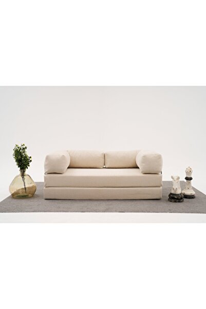 Rabi Comfort Serisi Yataklı Üçlü Modül Krem