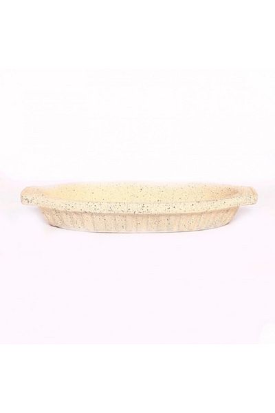 drobina T4014-small Oval Oven Tray Pottery Granite