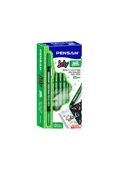 Pensan Jelly Glitter Simli Jel Kalem 12'li Kutu