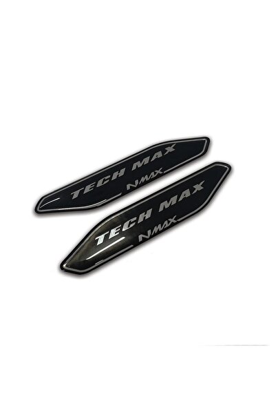 Redline Grafik Techmax Nmax İkili Gümüş Arma Logo 3D