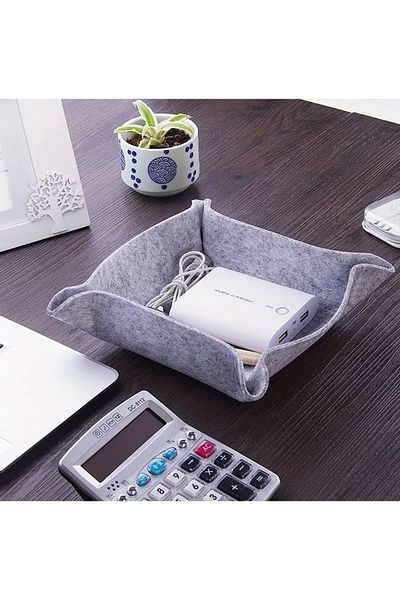 Venita Home Mini Felt Organizer, Organizer, Playing Table Organizer Basket