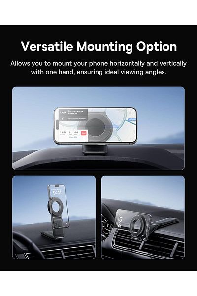 Baseus OS-Baseus PrimeTrip Series C02 Mega Magnetic Car Mount Stick-on Version Cluster Black