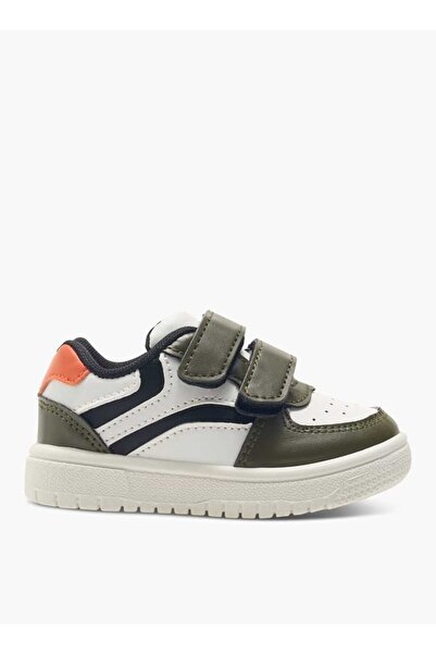 LBL by Shoexpress Panelled Sneakers with Hook and Loop Closure