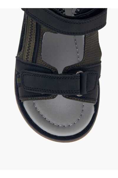 LBL by Shoexpress Colourblock Sandals with Hook and Loop Closure