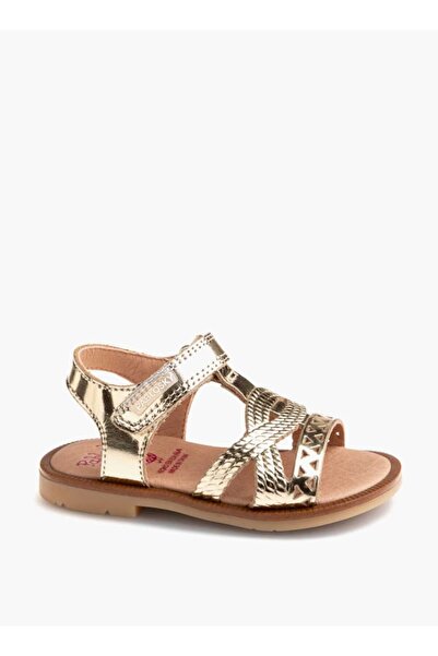 Pablosky Girls' Strap Sandals with Hook and Loop Closure