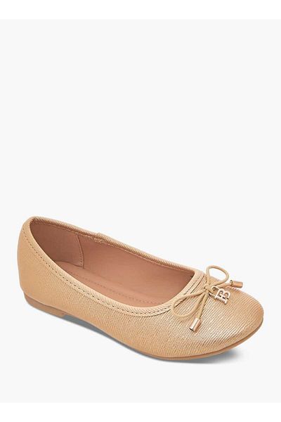 Flora Bella by Shoexpress Flora Bella Bow Accent Slip-On Ballerina Shoes