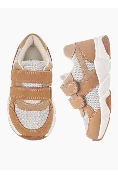 Barefeet Panelled Sneakers with Hook and Loop Closure