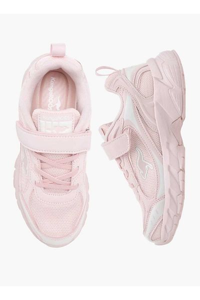 Kangaroos حذاء رياضي للبنات بتفاصيل الشعار مع إغلاق بخطاف وحلقة