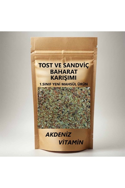 AKDENİZ VİTAMİN Tost Ve Sandviç Baharat Karışımı 100 GR