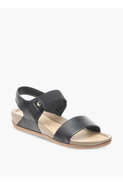 Le Confort Le Confort Solid Slip-On Sandals with Elasticated Strap