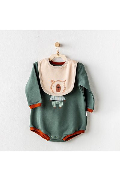 andywawa طقم مريلة للجسم باللون الأخضر من Ac24219 The Woods