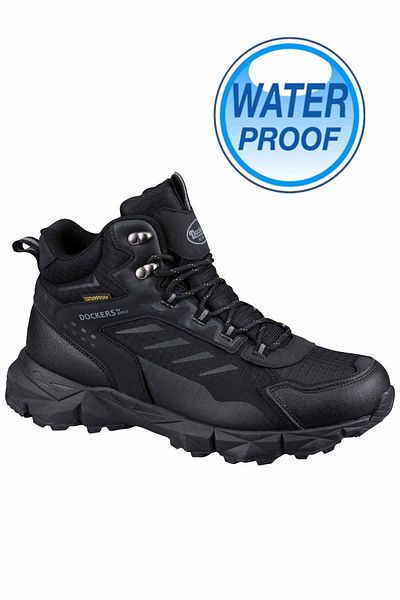 Dockers 231501 Ανδρικά αδιάβροχα παπούτσια για σκάφος 101045799μαύρα εξωτερικού χώρου