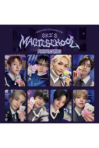 Kpop Dünyasi Stray Kids'' Magic School'' Photocards Set