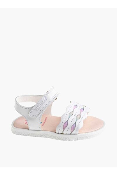Pablosky Girls' Strap Sandals with Hook and Loop Closure