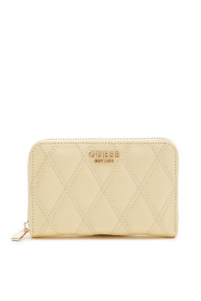 Guess Adi Damen Reißverschluss-portemonnaie Gelb Swgg93-6400-ply