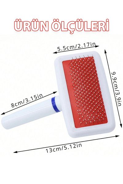 Fresh Moon Pet Comb with Handle Cat Dog Hair Detangling Apparatus Flea and Tick Collector Comb