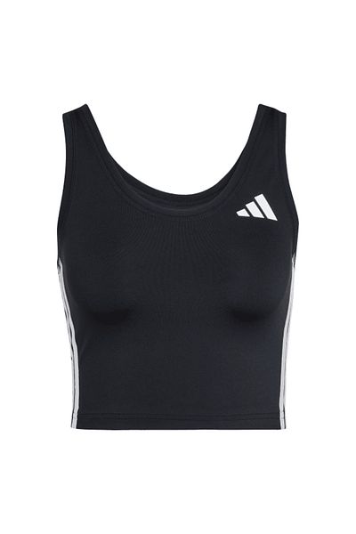 adidas Train Essentials 3-Stripes Crop Tank Top