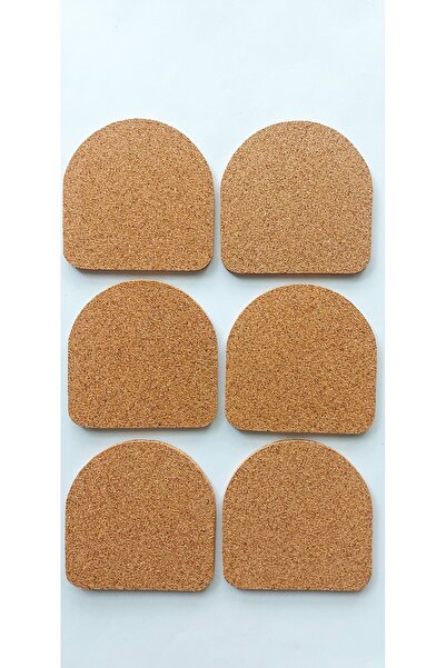 Lilys 9Cmx9Cm Cork Coasters - Thickness 0.5cm 6 Pieces