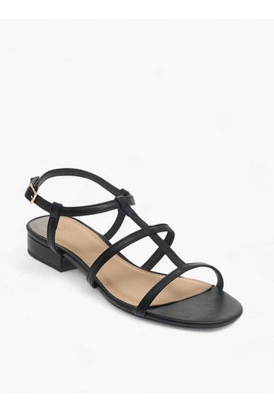 Flora Bella by Shoexpress Flora Bella Strappy Sandals with Buckle Closure and Block Heels