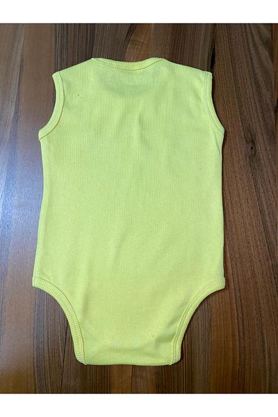 baby flamindo قميص داخلي للأطفال من Flamindo - قطن بدون أكمام، قميص داخلي للأطفال مع أزرار كبس من الأسفل
