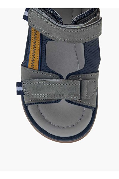 LBL by Shoexpress Colourblock Sandals with Hook and Loop Closure