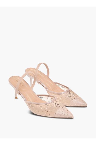 Celeste Women's Embellished Pointed Toe Shoes with Stiletto Heels