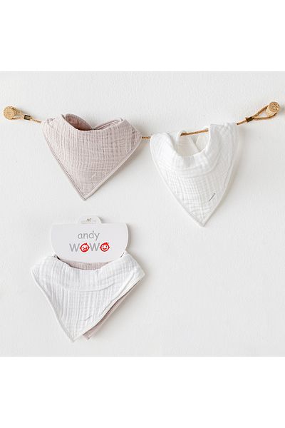 andywawa Baby Scarf 2 Pcs Bibs Muslin Home
