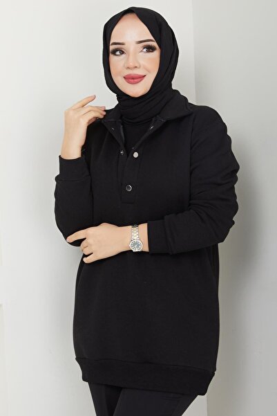 modapodyum Black Esila Hijab Sweat