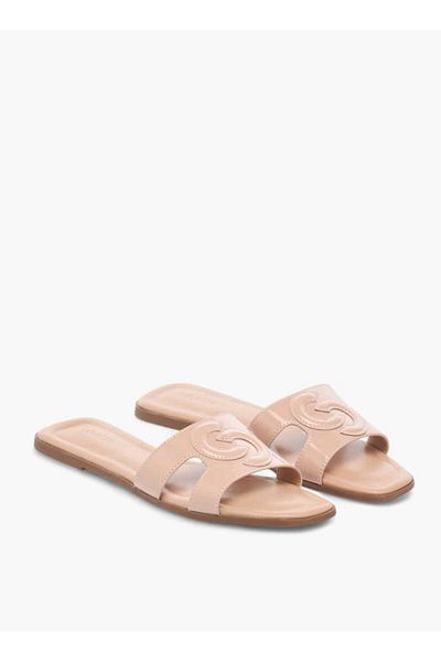 Celeste Women's Textured Slip-On Slide Sandals