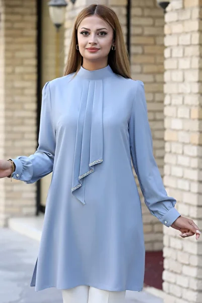 modapodyum Işıl Hijab Tunic Gray