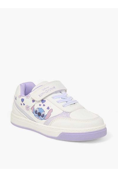 Disney Disney Lilo and Stitch Print Sneakers with Hook and Loop Closure