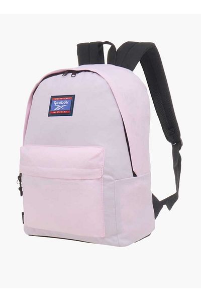 Reebok Logo Detail Backpack with Adjustable Shoulder Straps and Pencil Pouch