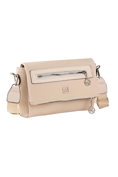 Bagacar Бежева сумочка через плече для жінок - зручна для щоденного використання